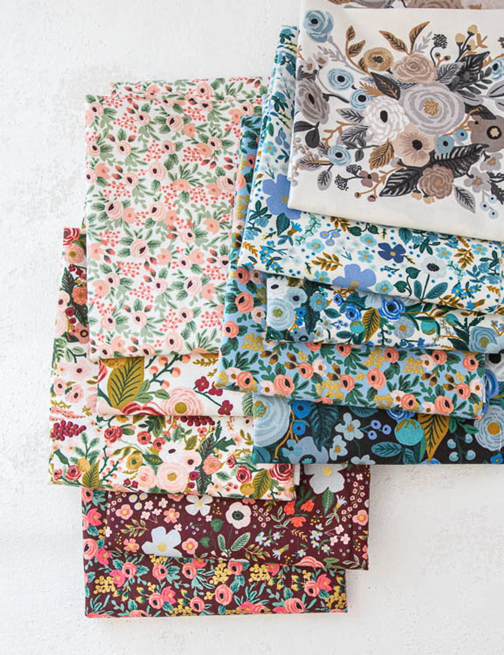 30 Pieces 10x10 Fabric Printed Bundle Squares Floral Patchwork