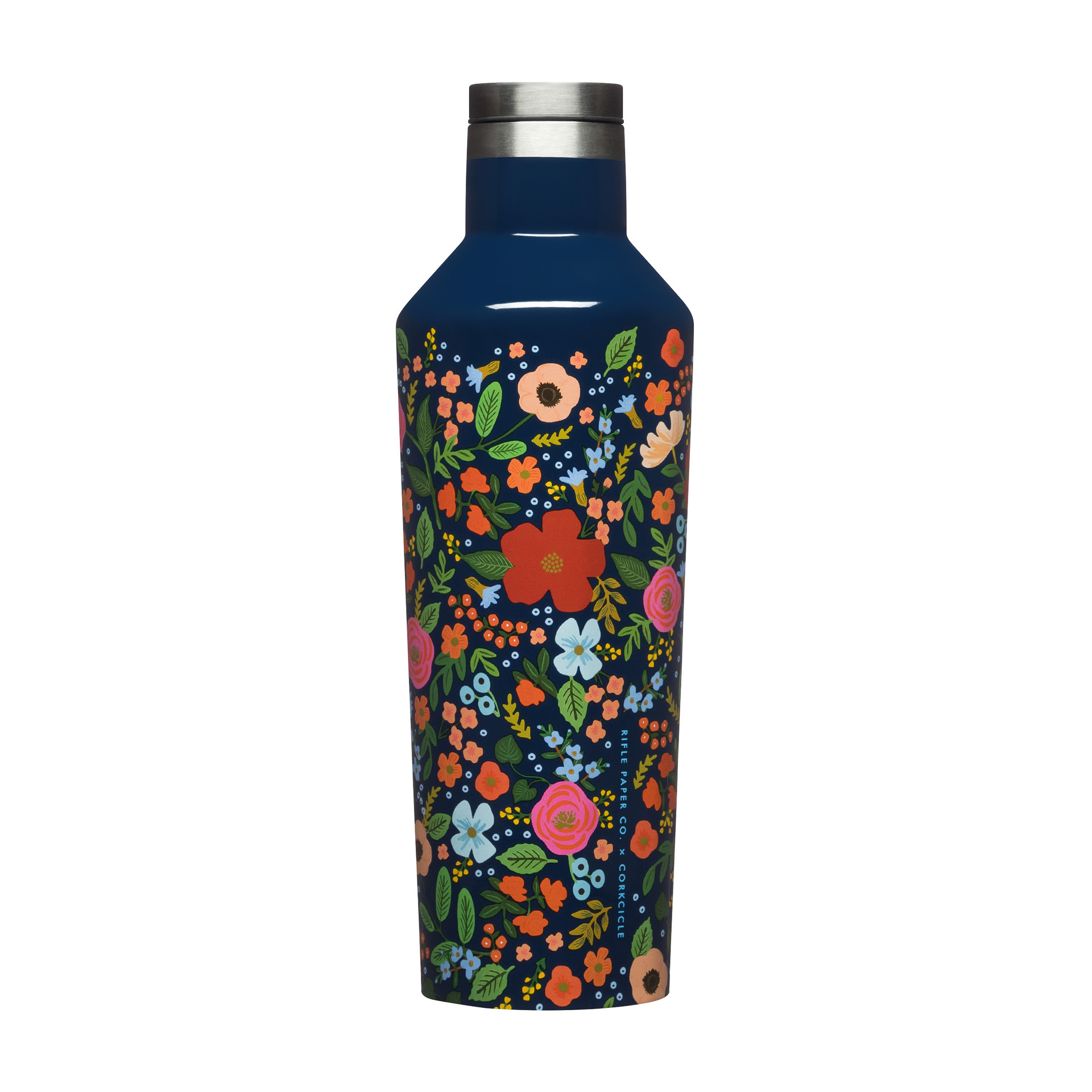 Hydrangea Cream RIFLE PAPER CO X CORKCICLE, 16 oz. Canteen ELEGANTE