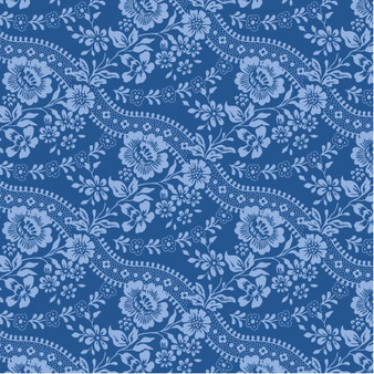 TILDA SOMETHING BLUE Blenders, Celeste Denim - by the half-meter