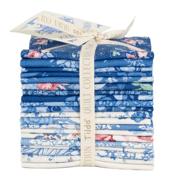 TILDA SOMETHING BLUE, FE Bundle of 20 Fabrics (COMPLETE MAIN COLLECTION)