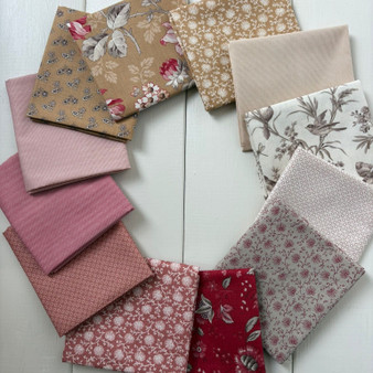 MODA, FRENCH GENERAL - Joie de Vivre, FQ Bundle of 12 fabrics - Elegante Virgule Canada
