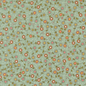 MODA SWEETWATER, BUG COLLECTOR, Meadow in Sky Blue 55733-12, by the half-meter