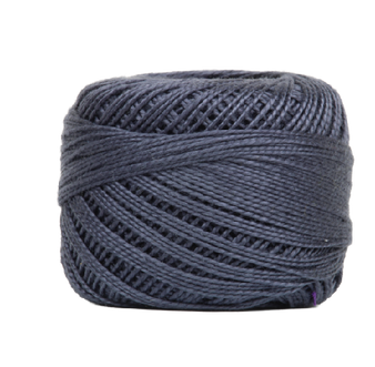 WONDERFIL Vicky McCarty, Eleganza™ Coton Perlé 8wt, 2138 Gris Indépendance