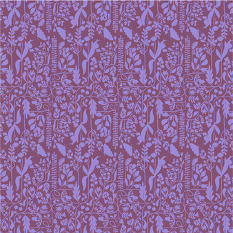 WINDHAM FABRICS, TAMARA KATE Insectarium, Meander in Plum - ELEGANTE VIRGULE CANADA