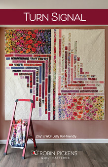 Robin Pickens TURN SIGNAL Quilt Paper Pattern - ELEGANTE VIRGULE CANADA