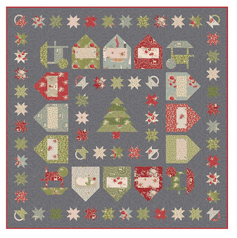 CakeStand Quilts, CHRISTMAS MARKET Quilt Paper Pattern