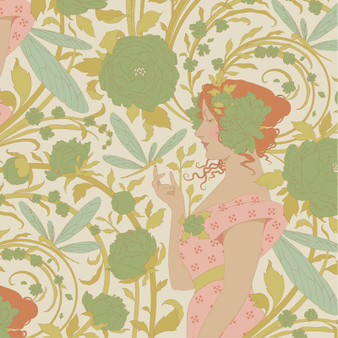 TILDA SONGBIRD, Aubery Green - Elegante Virgule Canada