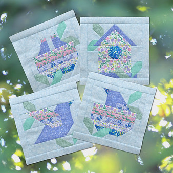 DAWN CHORUS Quilt Paper Pattern by Nicola Dodd from CAKE STAND QUILTS - ELEGANTE VIRGULE CANADA