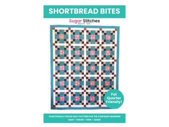 Sugar Stitch Quilt Co, SHORT BREAD BITES  Quilt Paper Pattern - ELEGANTE VIRGULE CANADA
