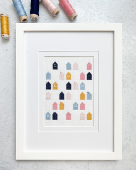 Cotton and Joy, COZY VILLAGE Cross stitch Pattern - ELEGANTE VIRGULE CANADA