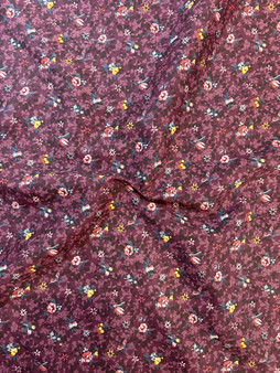 LIBERTY OF LONDON - ANNIE PLUM Purple 100% Cotton Tana Lawn - Elegante Virgule Canada,  Liberty Fabrics