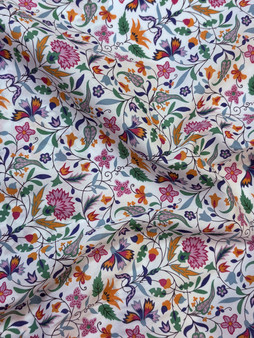 LIBERTY OF LONDON - JAMES FRANCIS A Pink 100% Cotton Tana Lawn - Elegante Virgule Canada, Liberty Fabrics