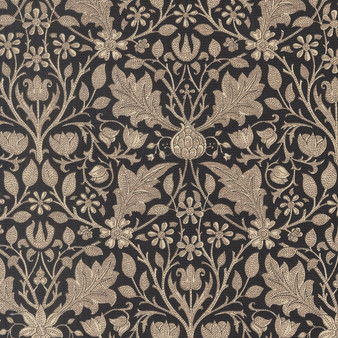 MODA, MORRIS MUSE par Barbara Brackman en ébène, Triple Net 13383-17