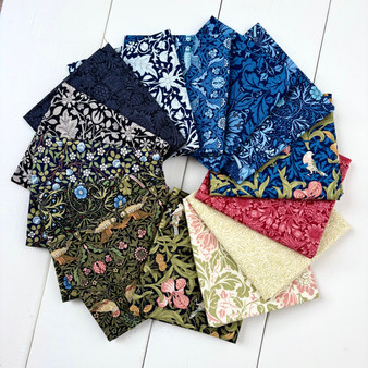 MODA Fabrics, MORRIS MUSE par Barbara Brackman, FE Bundle de 14 tissus - Elegante Virgule Canada