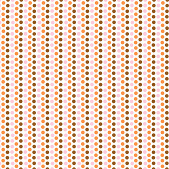 WINDHAM FABRICS, HEATHER ROSS Studio Edit, Dots in Pink & Orange - ELEGANTE VIRGULE CANADA
