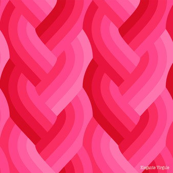 MODA, ECHO by Emily Van Hoff, Braid in Dark Pink - ELEGANTE VIRGULE CANADA, Moda Fabrics