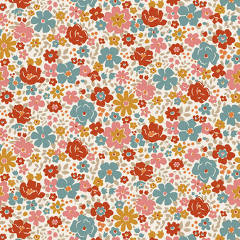TILDA Fabrics, TILDA VILLAGE LIFE, Esther Warm Cream - Elegante Virgule Canada