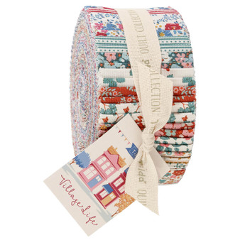 TILDA VILLAGE LIFE, Fabric Roll 40 pcs 2.5 x 44 (6.5 x 112 cm) (MAIN COLLECTION)