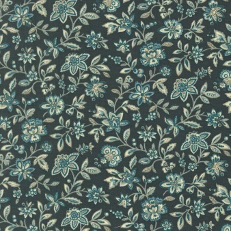 MODA, FRENCH GENERAL - La Maison Bleue, Mouette Florals in Indigo 36165-15