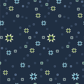 TAMARA KATE Sweater Weather, Stars in midnight - by the half-meter