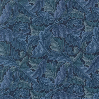 MODA, MORRIS MELODY in Twilight, Acanthus Blenders Leaf 13394-14