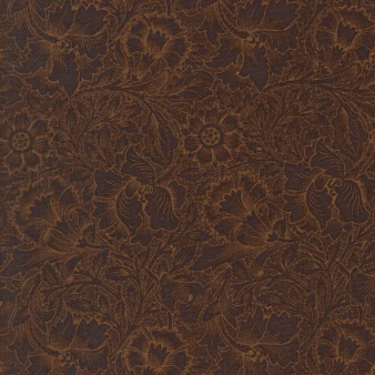 MODA, MORRIS MELODY in Chocolate, Poppy Florals 13392-16
