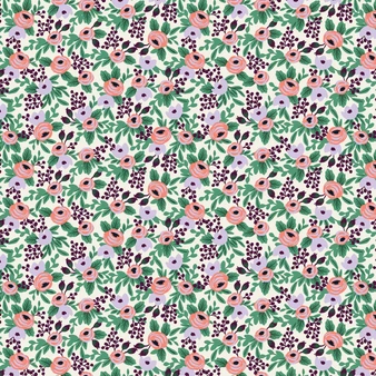RIFLE PAPER CO, ORCHARD, Garden Party Rosa in Lavender - ELEGANTE VIRGULE CANADA, Canadian Fabric Quilt Shop, Quilting Cotton