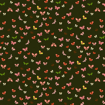 WINDHAM FABRICS, HEATHER ROSS Studio Edit, Butterflies in Mud - ELEGANTE VIRGULE CANADA