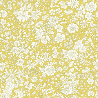 LIBERTY QUILTING, EMILY BELLE in Lime - by the half-meter - ELEGANTE VIRGULE CANADA, Canadian Fabric Quilt Shop, Quilting Cotton