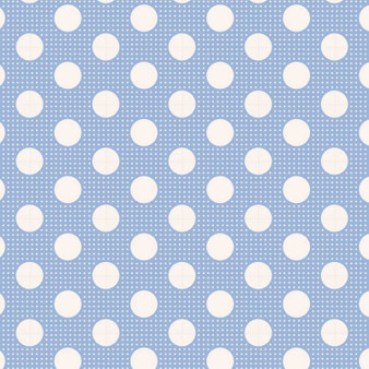 TILDA Medium Dots in Blue, 100% Cotton. TILDA BASICS, Elegante Virgule Canada
