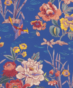 LIBERTY OF LONDON - LAKE OCTAVIA B Blue 100% Cotton Tana Lawn - Elegante Virgule Canada, Liberty Fabrics
