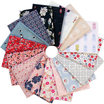 AGF CHARLESTON, FQ Bundle of 16 Fabrics - ELEGANTE VIRGULE CANADA, Canadian Fabric Quilt Shop, Quilting Cotton, ART GALLERY FABRICS