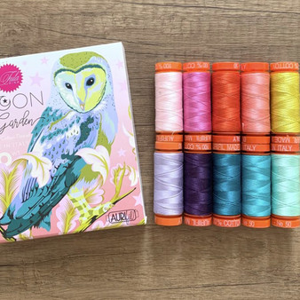 AURIFIL DESIGNER COLLECTION, Moon Garden by Tula Pink - 10 spools - ELEGANTE VIRGULE CANADA