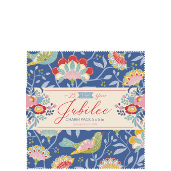 TILDA JUBILEE, Charm Pack 40 pcs 5" x 5" (12,5 x 12,5 cm) - Complete Main Collection - Elegante Virgule Canada