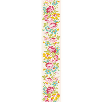 TILDA JACQUARD RIBBON, AppleButter Billy Jo Yellow Cream 1.2 in (30 mm) - ELEGANTE VIRGULE CANADA