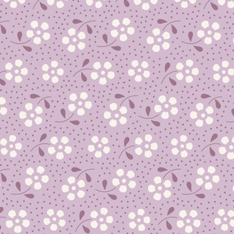 TILDA Meadow in Lilac, 100% Cotton. TILDA BASICS, Elegante Virgule Canada, Canadian Quilt Shop, Quilting Cotton