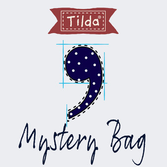 TILDA Fabrics Mystery Bag - Cool Colors 1 lbs / 450g - ELEGANTE VIRGULE CANADA