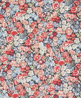 LIBERTY OF LONDON - CHIVE R Red Green & Blue 100% Cotton Tana Lawn, Per Half-Meter. CANADIAN SHOP. LIBERTY IN CANADA, Elegante Virgule, Quilting Shop