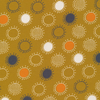 CLOUD 9, LISBON SQUARE - Afternoon Sun - 100% ORGANIC Cotton - by the half-meter, ELEGANTE VIRGULE, CANADIAN FABRIC SHOP, QUILTING COTTON