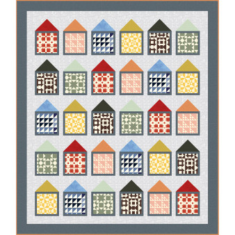 WINDHAM FABRICS, WHISTLER STUDIOS, Perfect Points II, RED ROOF QUILT KIT - ELEGANTE VIRGULE CANADA