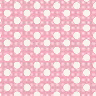 TILDA Medium Dots in Pink, 100% Cotton. TILDA BASICS, Elegante Virgule Canada, Canadian Fabric Quilt Shop, Quilting Cotton