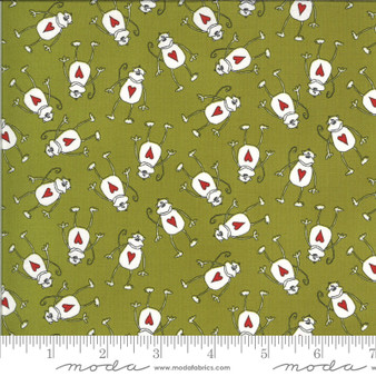 MODA SWEETWATER Animal Crackers MONKEYS in Pickle - ELEGANTE VIRGULE CANADA, CANADIAN FABRIC SHOP, Quilting Cotton