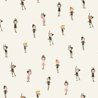 WINDHAM FABRICS, HEATHER ROSS Favorites, Ballerinas in Cream - ELEGANTE VIRGULE CANADA
