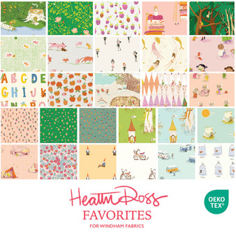 WINDHAM FABRICS, HEATHER ROSS Favorites, FE Bundle of 27 Fabrics (ENTIRE COLLECTION) - ELEGANTE VIRGULE CANADA