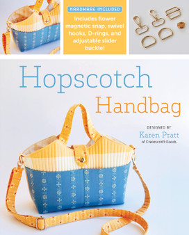 Hopscotch Handbag Kit (Paper pattern + Hardware) ZW4011 - ELEGANTE VIRGULE CANADA