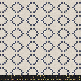 RUBY STAR SOCIETY, WARP & WEFT Wovens, PARADE in Navy by Alexia Marcelle Abegg - ELEGANTE VIRGULE CANADA, CANADIAN FABRIC SHOP, QUILTING COTTON