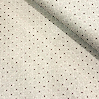 ACUFACTUM BASICS Ornaments Dots in Pink, Gray and Berry - ELEGANTE VIRGULE CANADA, Acufactum Fabrics