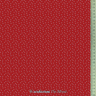 ACUFACTUM Basics, Dots in Red White - ELEGANTE VIRGULE CANADA, Acufactum Fabrics