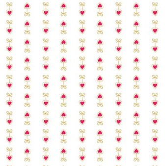 RILEY BLAKE DESIGNS, MINT FOR YOU, Heartstrings in White Sparkle - ELEGANTE VIRGULE CANADA, Canadian Fabric Quilt Shop, Quilting Cotton