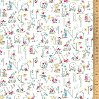 ACUFACTUM Spring / Summer, Meadows Alphabet - ELEGANTE VIRGULE CANADA, Acufactum Fabrics